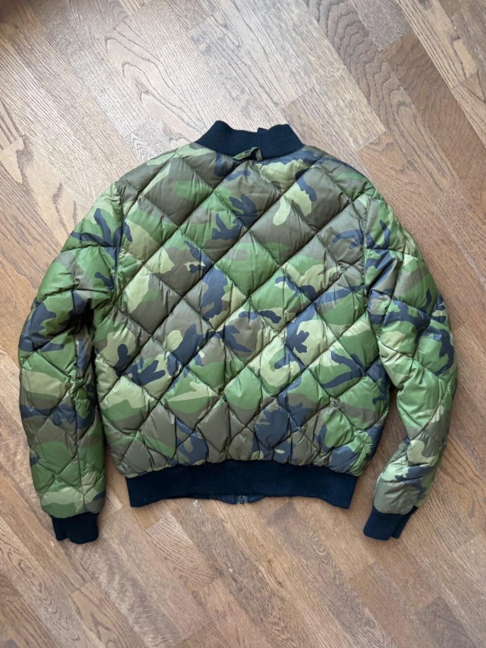 Canada Goose North Shore Reversible Camo Black Bomber Jacket Camouflage Puffer L - Picture 8 of 12